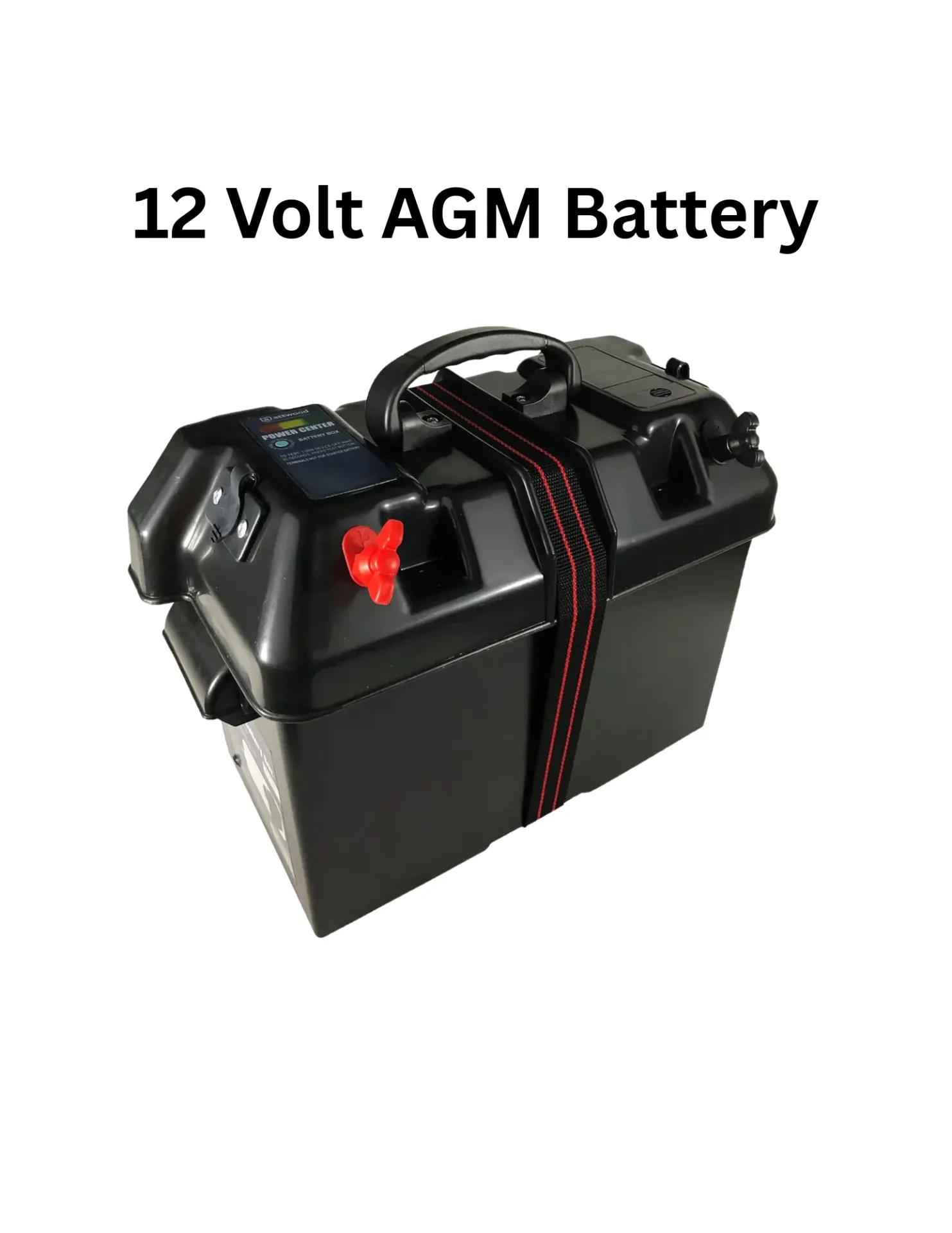 High Capacity 12V AGM Battery with charger