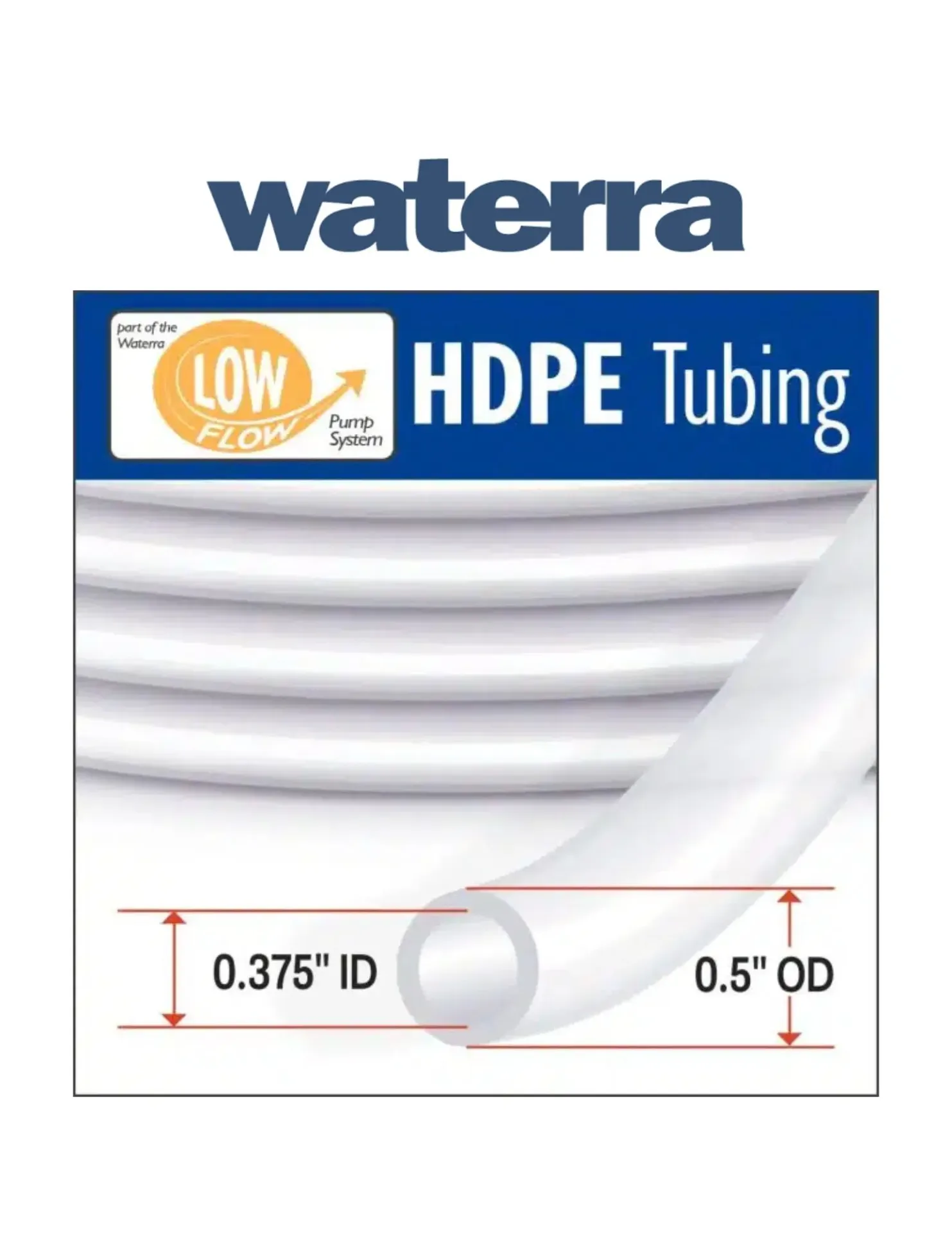 [H-3/8-1/2-100] HDPE - 3/8" Waterra Tubing (100ft)