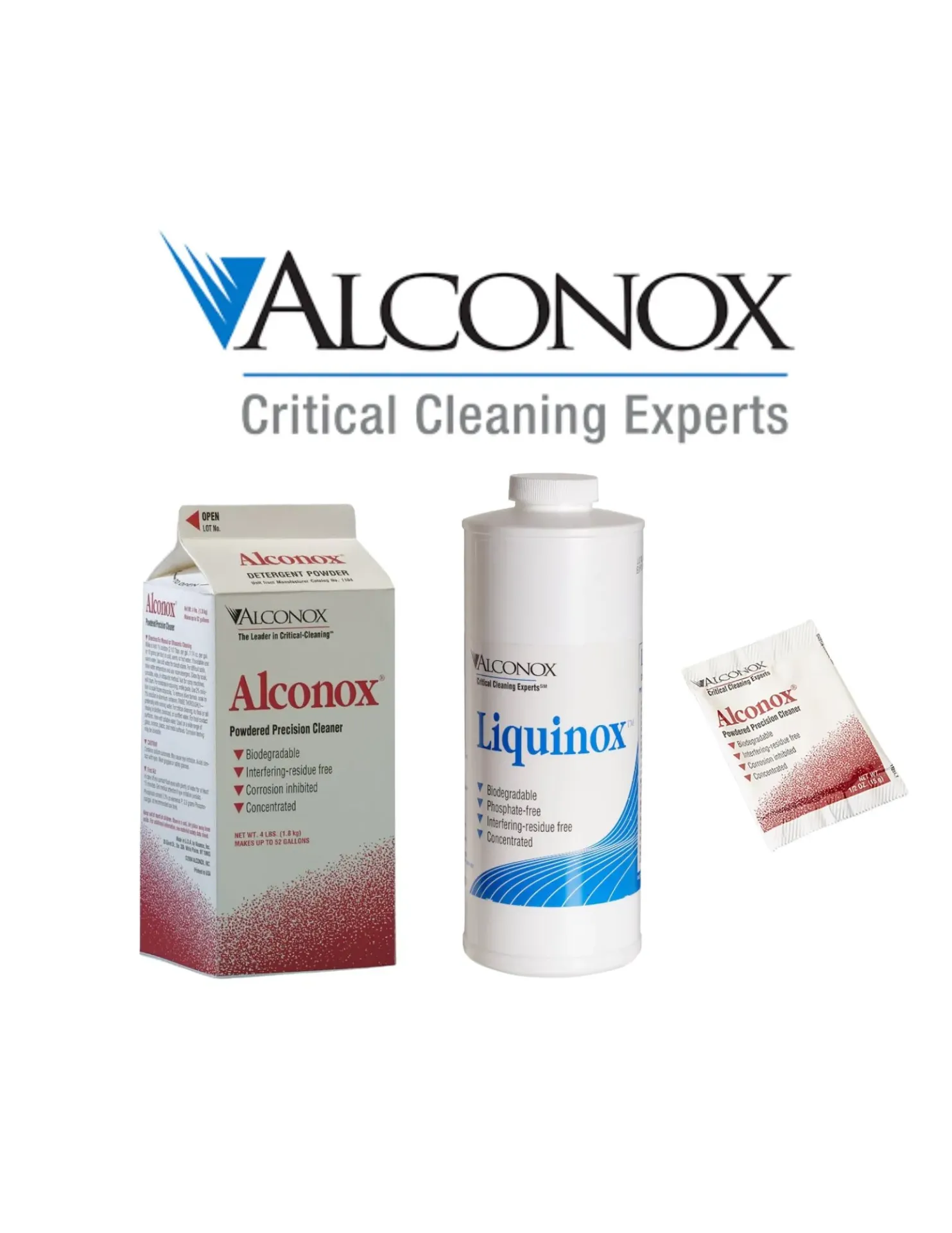 Alconox decontamination products